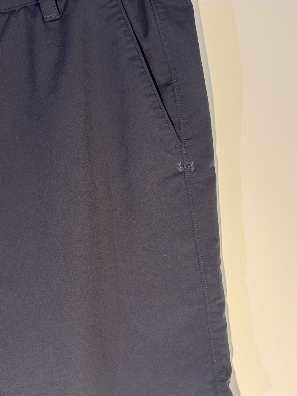 Under Armour Navy Flat-Front Performance Shorts - Picture 3 of 7